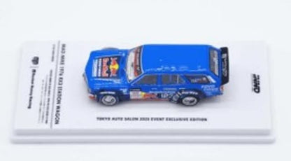 IN64-RX3P-TAS25 INNO Model 1:64 Mazda RX3 Station Wagon 1976 MAD MIKE TAS2024 Exhibition Vehicle