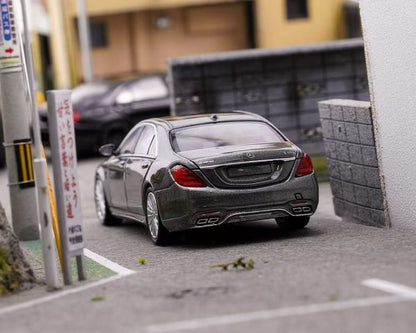 KING MODEL 1:64 Mercedes-Benz S65 AMG W222 Titanium Gray