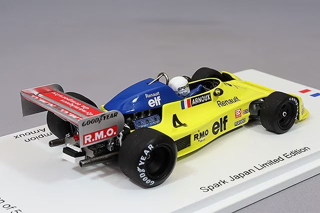 HRCS008 Spark 1:43 Renault F2 1977 Martini MK22 Renault Gordini CH1BEuropean Champion R. Arnoux #4