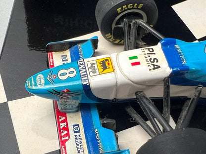 1:43 MINICHAMPS 430970008 Benetton Renault B197 1997 #8 G. Berger model car