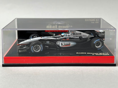 1:43 MINICHAMPS 530034316 McLaren Mercedes MP4-18 Test Car 2003 #6 K. Raikkonen model car