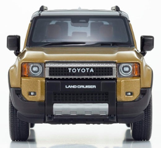 KS03927SG1 KYOSHO 1:43 Toyota Land Cruiser 250 ZX First Edition (Sand/Light Gray)
