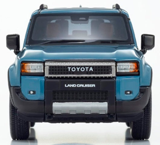 KS03927SB KYOSHO 1:43 Toyota Land Cruiser 250 ZX Optional Wheel Ver. (Smoky Blue)