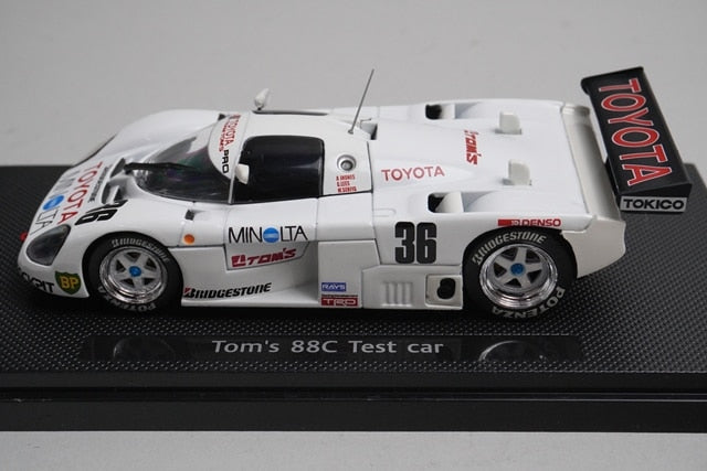 1:43 EBBRO 43789 Toyota Tom's 88C Test Car White model car