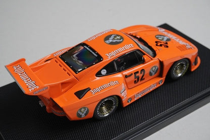 1:43 EBBRO 44303 Jaegermeister Porsche 935 K3 Hockenheim 1981 #52 Orange model car