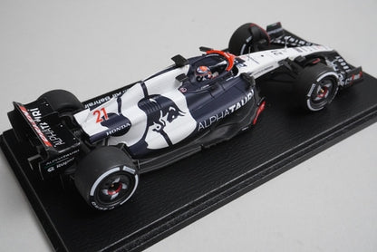 1:43 Spark SCS238 Scuderia AlphaTauri AT04 Gulf Air Bahrain GP 2023 #21 model car