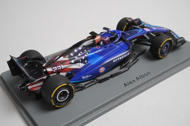 1:43 Spark S8917 Williams Racing FW45 United States GP 9th 2023 #23 model car