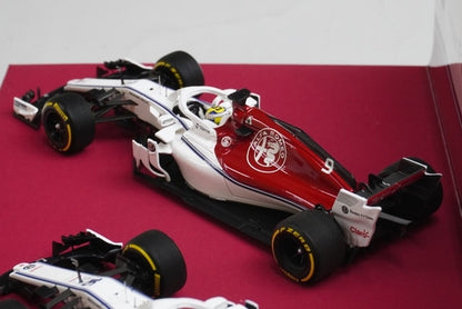 1:43 MINICHAMPS 447180916 AlfaRomeo Sauber F1 C37 Ferrari 2018 #9 #16 2cars set model cars