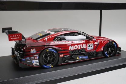 1:18 KYOSHO KWAM100005 Nissan NISMO Motul Autech GT-R Super GT GT500 2021 #23 model car