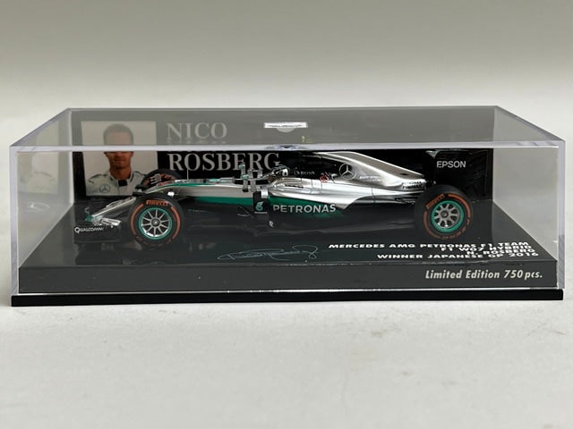 1:43 MINICHAMPS 417160506 Mercedes AMG Petronas F1 Team F1 W07 2016 #6 model car