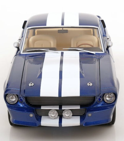[ Pre-order ] KKDC120174 KK scale 1:12 Ford Mustang Shelby GT500 1967 Blue Metallic/White
