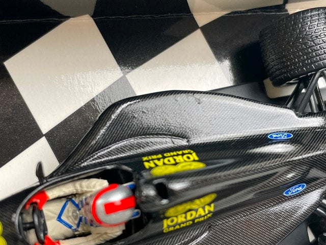 1:43 MINICHAMPS 410910099 Jordan Ford 911 F1 Test 28 Hours NOV.1990 Silverstone model car