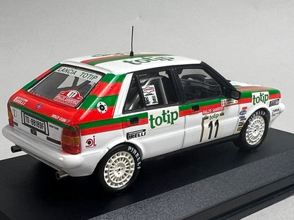 1:43 ixo SCR003 LANCIA DELTA HF 4WD TOTIP SAN REMO RALLY 1987 #11 A. Fiorio L. Pirola model car