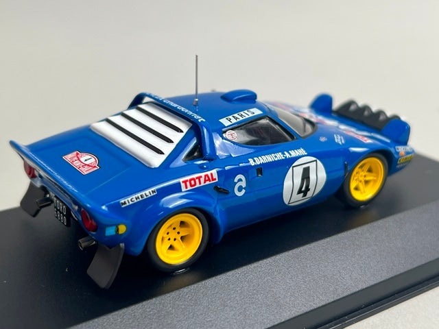 1:43 ixo RAC081 Lancia Stratos Chardonnet Monte Carlo Rally 1979 #4 B. Darniche A. Mahe model car