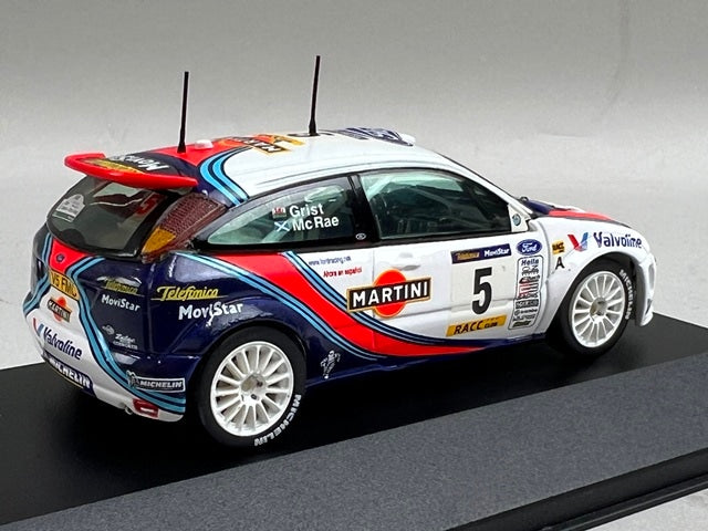 1:43 VITESSE SKW018 Ford Focus WRC CATALUNYA Rally 2000 #5 C. McRae N. Grist model car