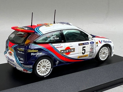 1:43 VITESSE SKW018 Ford Focus WRC CATALUNYA Rally 2000 #5 C. McRae N. Grist model car