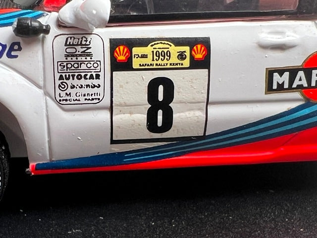 1:43 VITESSE SKM99062 Ford Focus WRC Martini SAFARI Rally 1999 #8 P. Solberg F. Gallagher model car