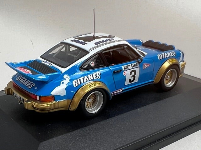 1:43 KYOSHO E3699 Porsche 911 SC 3L GITANE MONTE CARLO Rally 1978 #3 J. Pierre-Nicolas V. Lavergne model car