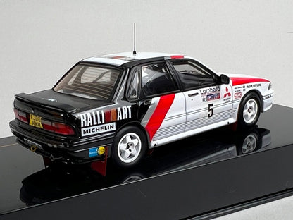 1:43 ixo KBI034 Mitsubishi Galant VR-4 RAC Rally 1988 #5 A. Vatanen B. Berglund model car
