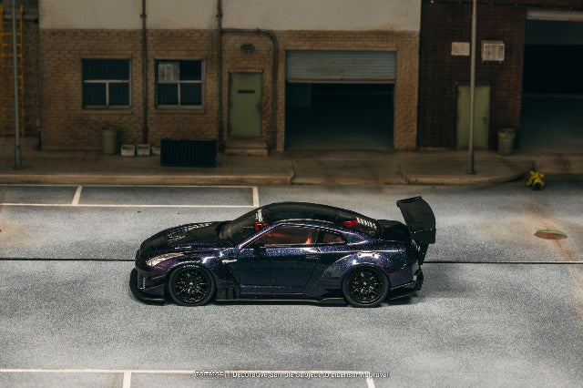 T43-019-MP Tarmac Works 1:43 Nissan LB-WORKS NISSAN GT-R R35 type 2 Midnight purple model car