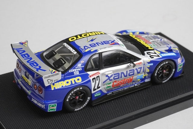 1:43 EBBRO P419 Nissan Xanavi Hiroto GT-R JGTC 2001 #22 model car