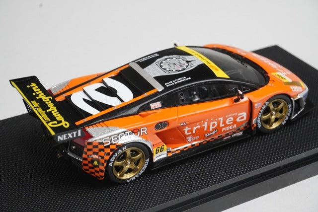 1:43 EBBRO 43963 Lamborghini Triple A Gallardo RG-3 Super GT300 2007 #66 model car