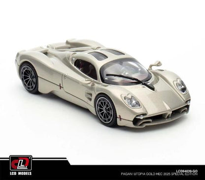 LCD64039-GO LCD 1:64 Pagani Utopia TMCS 2025 Malaysia Limited Edition Gold