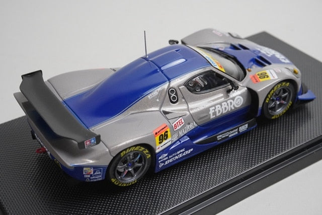 1:43 EBBRO 43810 Nova BeMac 350R Super GT300 2006 #96 Grey Blue model car