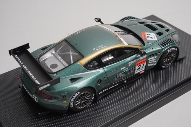 1:43 EBBRO 44366 Aston Martin Akasaka DBR9 Super GT 2009 #21 Green model car
