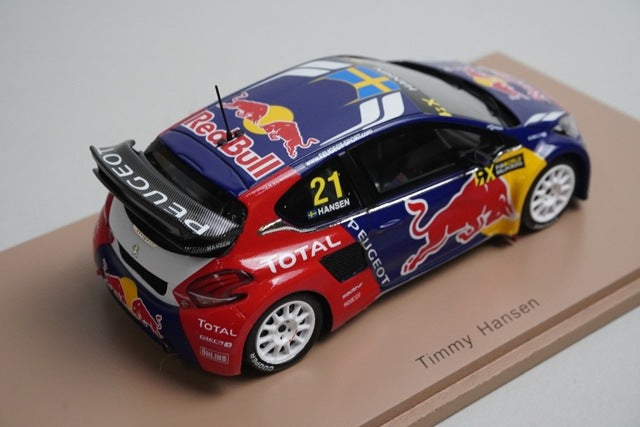 1:43 Spark S5194 Peugeot 208 WRX World RX Canada 2016 #21 T. Hansen model car