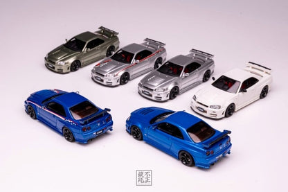[ Pre-order ] Cars' Lounge 1:64 Nissan Skyline GT-R R34 NISMO Z-TUNE Z-TUNE Silver