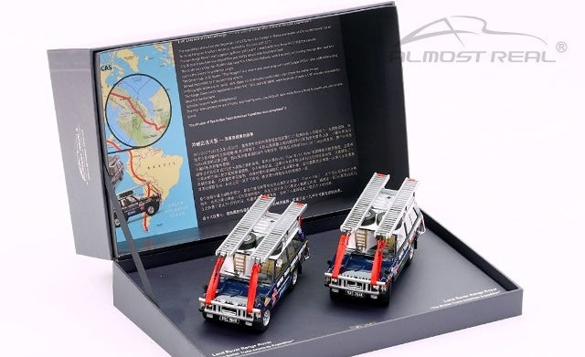 410100 Almost Real Model 1:43 Land Rover The British Trans-Americas Expedition Edition 1971-1972-868K&765k Set of 2