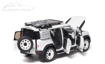 810809 Almost Real Model 1:18 Land Rover Defender 110 - 2023 - 30th Anniversary Edition Fuji White