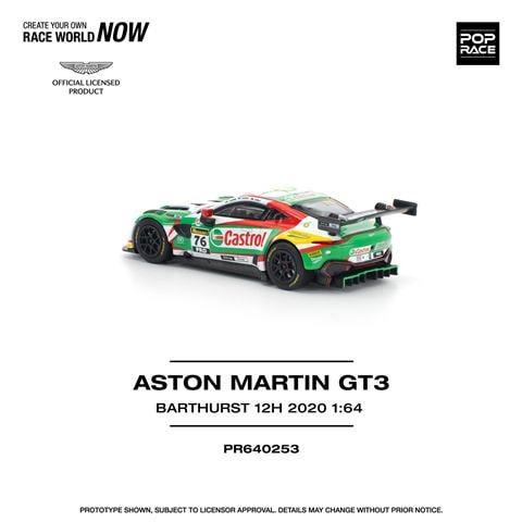 [ Pre-order ] PR640253 POP RACE 1:64 Aston Martin Vantage GT3 Bathurst 12H 2020 #76