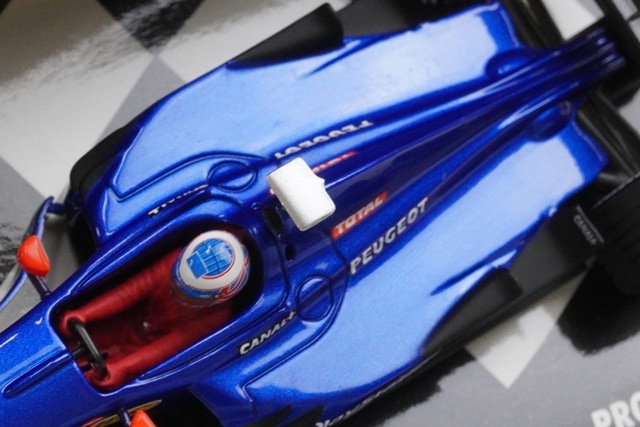 1:43 MINICHAMPS 400990119 Prost Peugeot AP02 F1 Barcelona 1999 J.Button model car