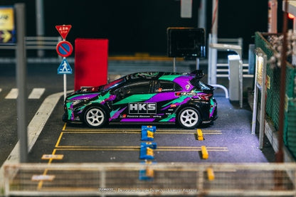 [ Pre-order ] T64G-066-HKS Tarmac Works 1:64 Toyota HKS Toyota GR Corolla