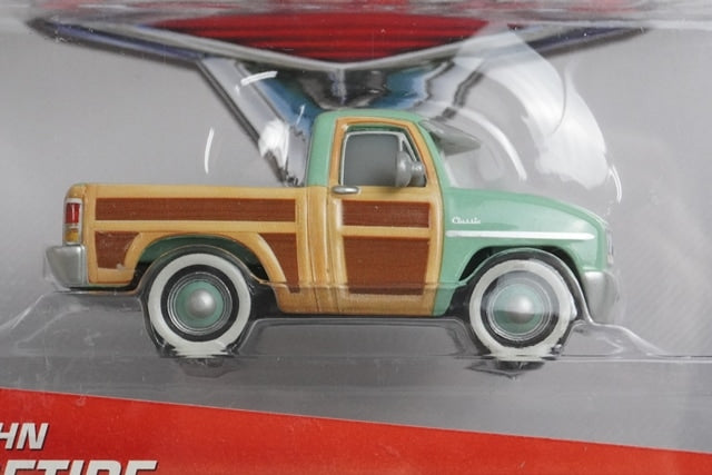 Mattel W6716 Cars John Race Tire Blister Pack model car