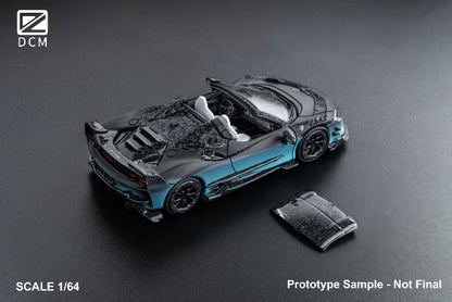 [ Pre-order ] DCM 1:64 Mansory SF90 F9XX Black Blue Gradient Roadster
