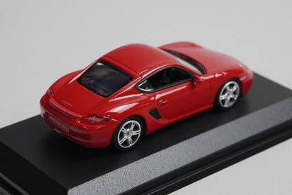 1:64 MINICHAMPS 640065620 Porsche Cayman Red model car