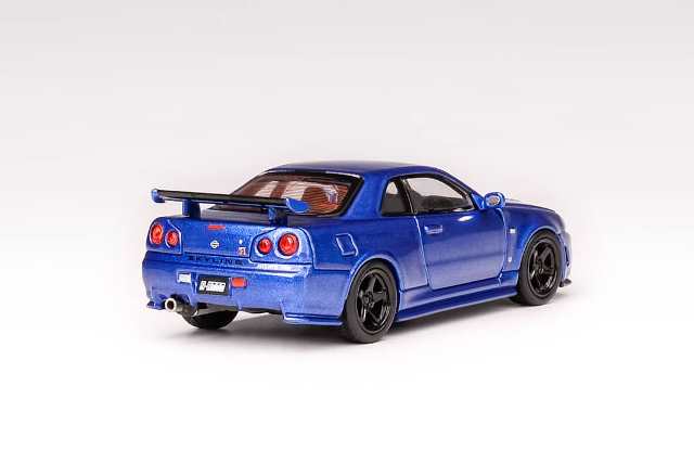 [ Pre-order ] M63416 MOTORHELIX 1:64 NISMO R34 GT-R Z-tune Bayside Blue