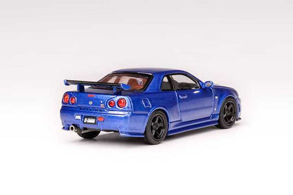 [ Pre-order ] M63416 MOTORHELIX 1:64 NISMO R34 GT-R Z-tune Bayside Blue