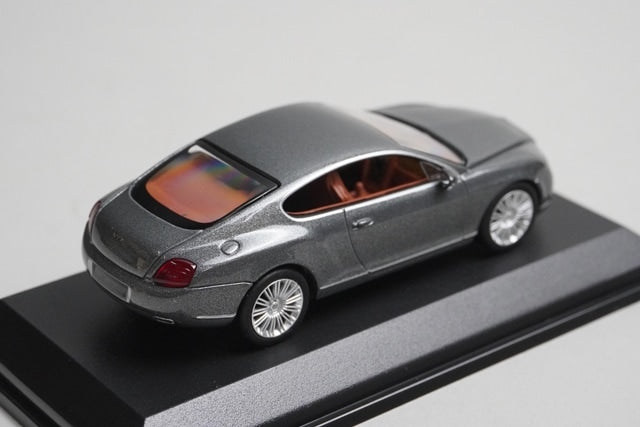 1:64 MINICHAMPS 640139600 Bentley Continental GT Grey Metallic model car