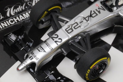 1:43 MINICHAMPS 530144122 McLaren Mercedes MP4-29 Preseason 2014 #22 model car