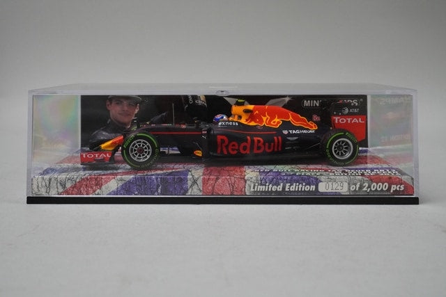 1:43 MINICHAMPS 447160733 Red Bull Racing TAG Heuer RB12 Great Britain 2016 #33 model car