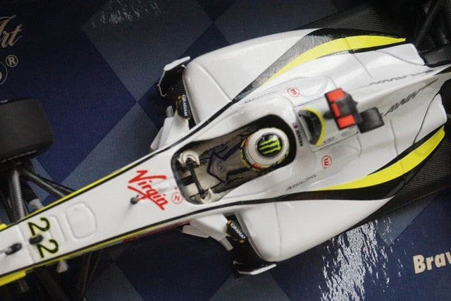 1:43 MINICHAMPS 403090822 Suzuka Circuit Custom Brown GP Japanese GP Suzuka 2009 #22 model car