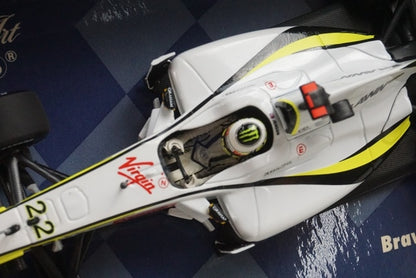 1:43 MINICHAMPS 403090822 Suzuka Circuit Custom Brown GP Japanese GP Suzuka 2009 #22 model car