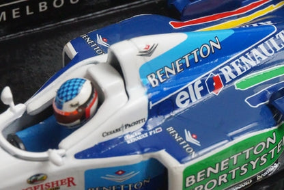 1:43 MINICHAMPS 433960003 Qantas Benetton Australian GP 1997 #3 model car