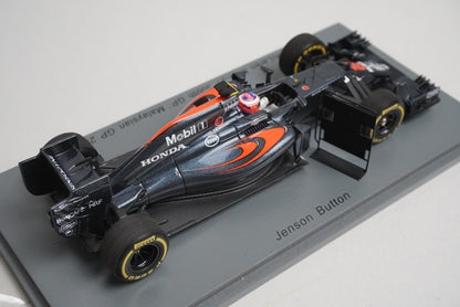 1:43 Spark S5024 McLaren Honda MP4-31 Malaysian GP 2016 #22 model car