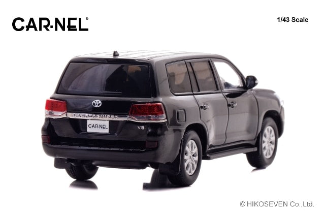 CN431505 CAR-NEL 1:43 Toyota Land Cruiser AX G selection (URJ202) 2015 Black model car