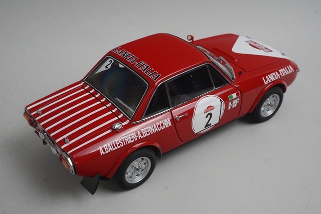 1:18 AUTOart 87219 Lancia Fulvia 1.6HF Sanremo Rally 1972 #2 model car